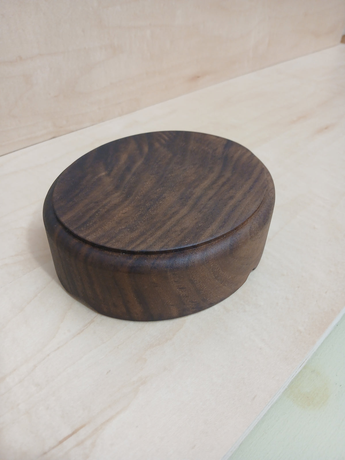 This Personalized Luxury Cigar Tray is made of Premium Walnut milled to an inch and three quarters. Handmade bespoke piece of home decor for use indoors or outdoors. Best gift for cigar smokers and luxury rentals. Shown from above looking at the bottom and side