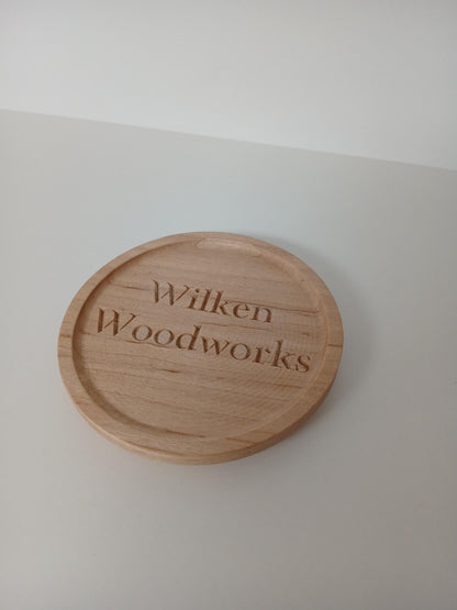 Wooden Coaster Set with Storage Box